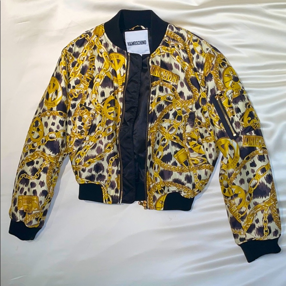 H&M Moschino Bomber Jacket.